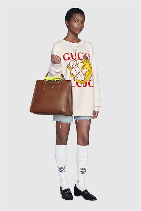 gucci x banaya|Gucci bananya capsules.